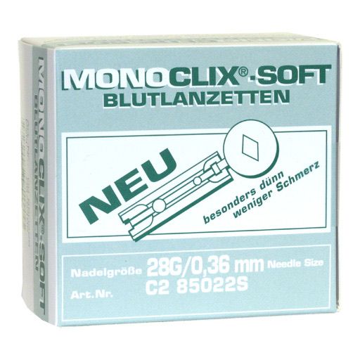 MONOCLIX Soft Blutlanzetten 25 G 0,5 mm steril