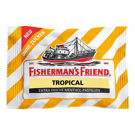 FISHERMANS FRIEND Tropical ohne Zucker Pastillen