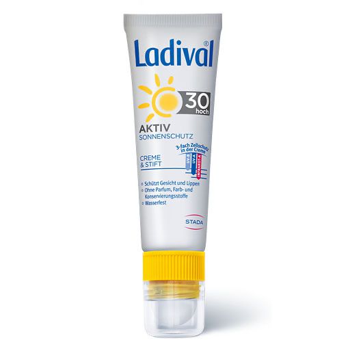 LADIVAL Aktiv Sonnenschutz Gesicht & Lippen LSF 30