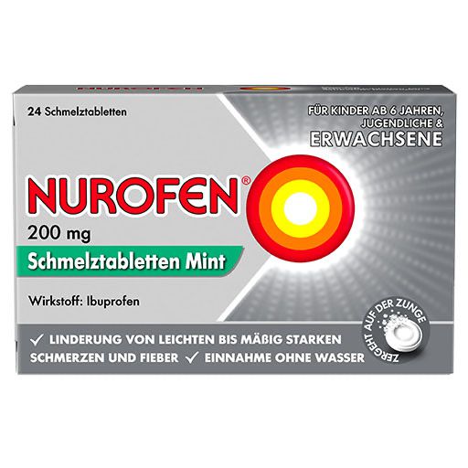 NUROFEN 200 mg Schmelztabletten Mint
