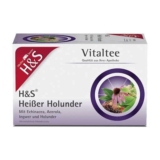 H&S heißer Holunder Vitaltee Filterbeutel