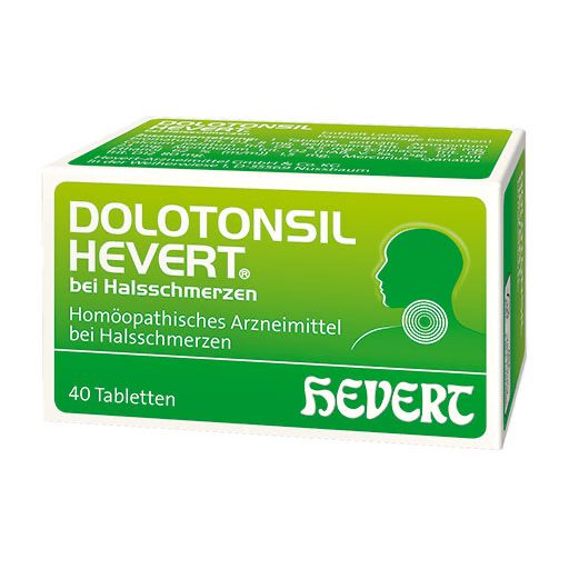 DOLOTONSIL Hevert bei Halsschmerzen Tabletten