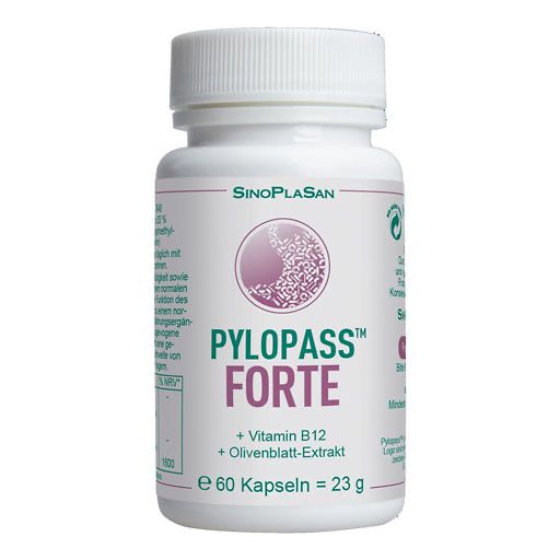 PYLOPASS FORTE 200 mg+Vit.B12+Olivenblattextr.Kps.