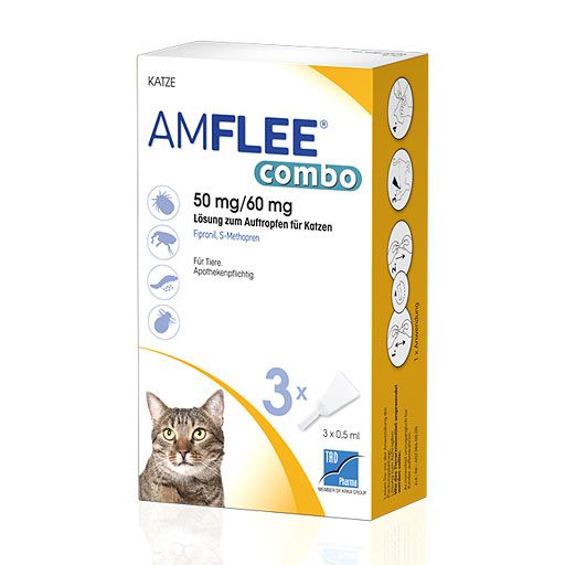 AMFLEE combo 50/60mg Lsg.z.Auftropfen f.Katzen
