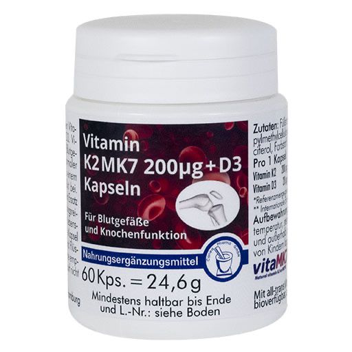 VITAMIN K2 MK7 200 μg+D3 Kapseln