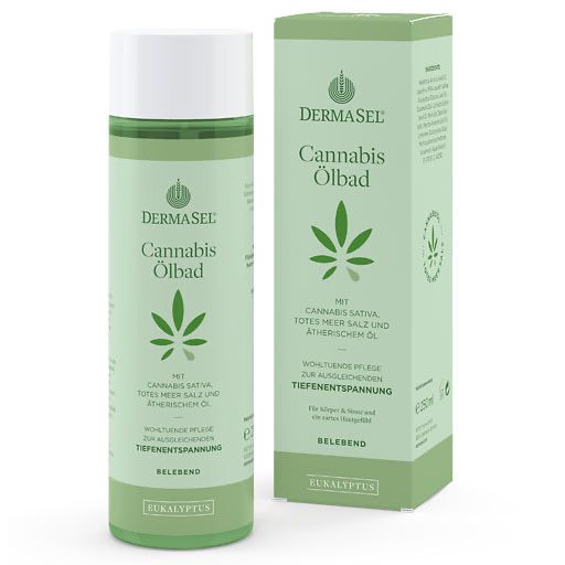 DERMASEL Cannabis Ölbad Eukalyptus limited edition