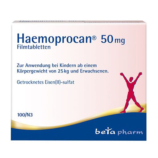 HAEMOPROCAN 50 mg Filmtabletten