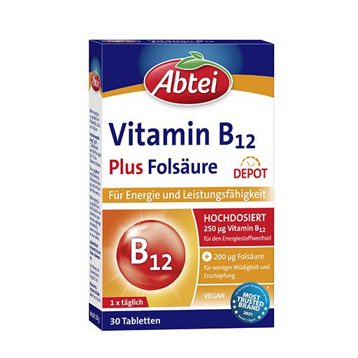 ABTEI Vitamin B12 Plus Folsäure Depot Tabletten
