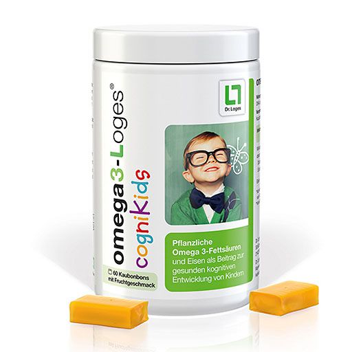 OMEGA3-Loges cogniKids pflanzlich Kaudragees