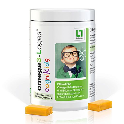 OMEGA3-LOGES cogniKids pflanzlich Kaudragees