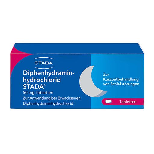 SCHLAFTABLETTEN STADA Diphenhydraminhydrochlorid 50 mg Tabletten