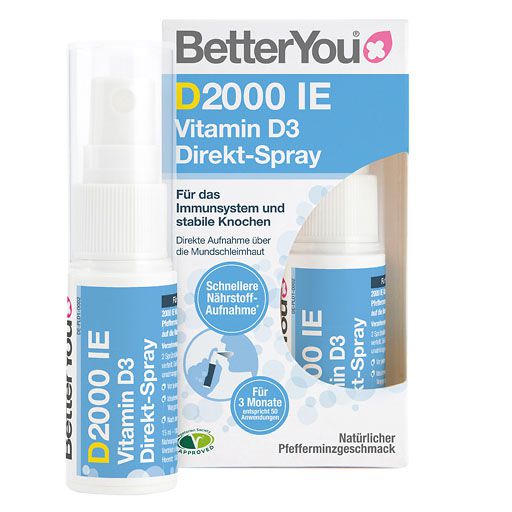 BETTERYOU 2000 I.E. Vitamin D3 Direkt-Spray