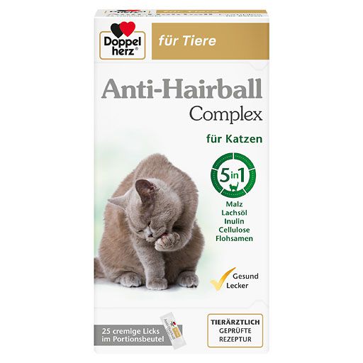 DOPPELHERZ für Tiere Anti-Hairball Complex Katzen